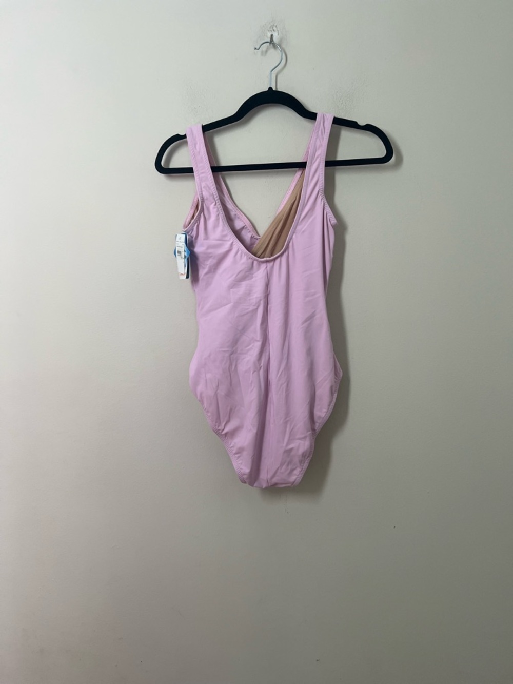 Karla Collette light  Pink Floral-Front V-Neck One-Piece Swimsuit - Picture 12 of 16